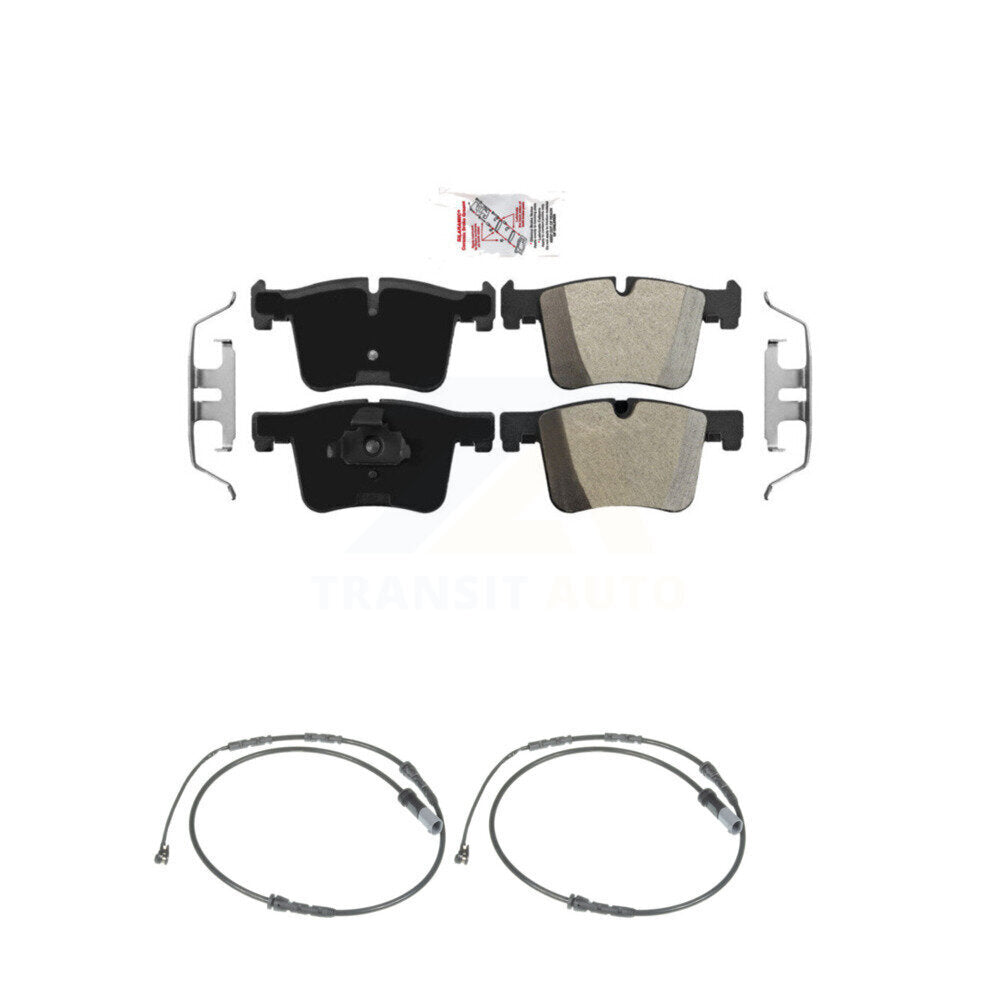 Ceramic Disc Brake Pads And Wear Sensors Front Kit For BMW X3 X4