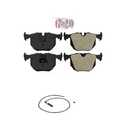 Ceramic Disc Brake Pads And Wear Sensors Rear Kit For 2004-2010 BMW X3