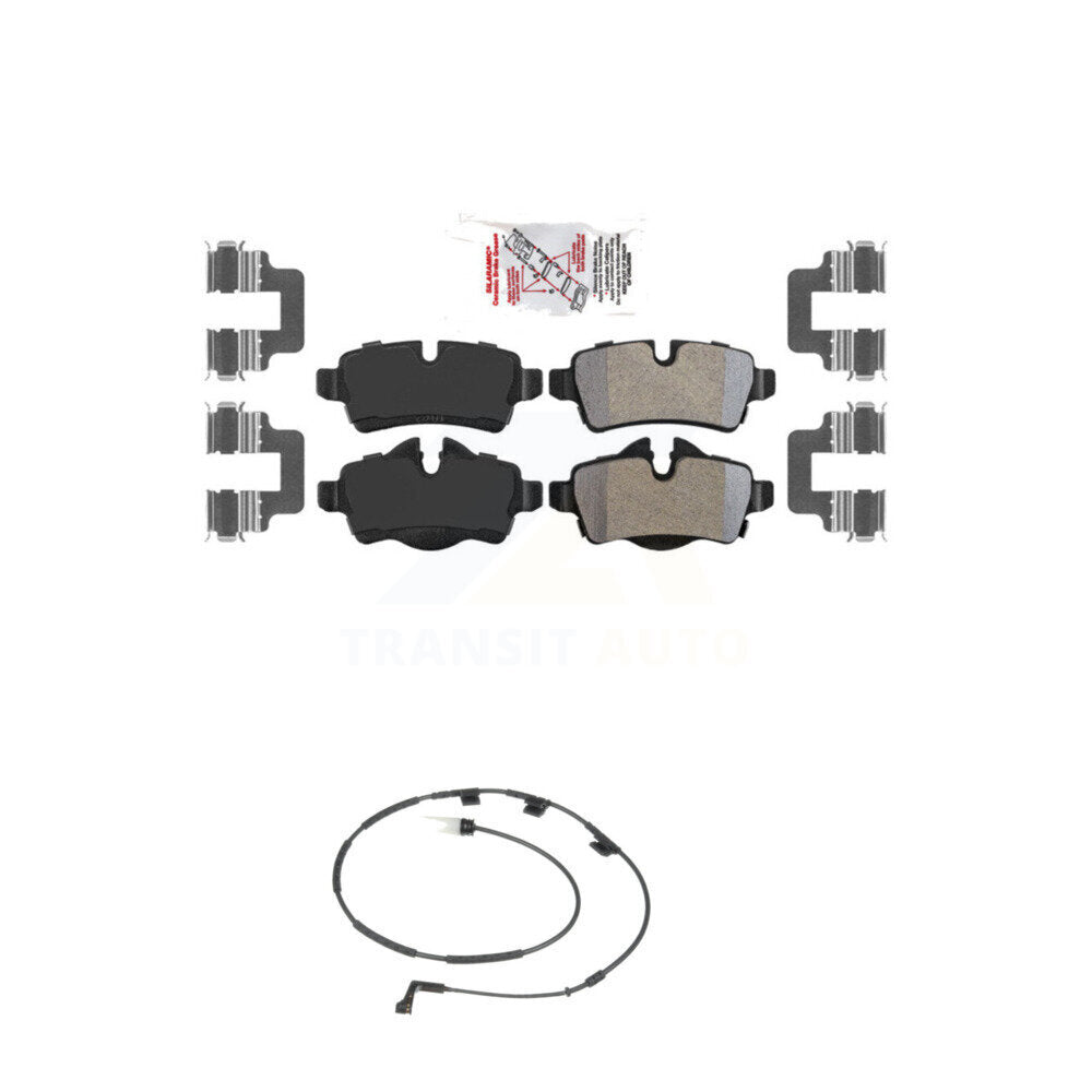 Ceramic Disc Brake Pads And Wear Sensors Rear Kit For Mini Cooper
