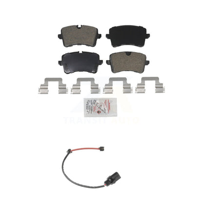 Ceramic Disc Brake Pads And Wear Sensors Rear Kit For Porsche Macan Audi A6