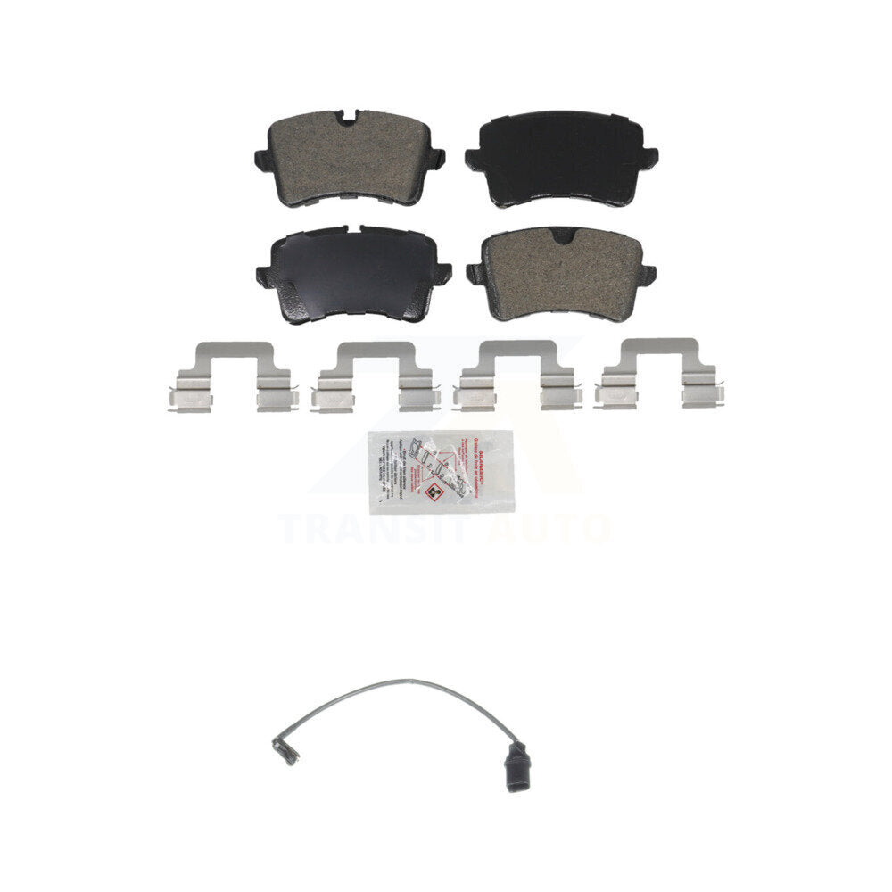 Ceramic Brake Pads Wear Sensor Rear Kit For Audi Porsche Macan A6 Quattro A7 RS5