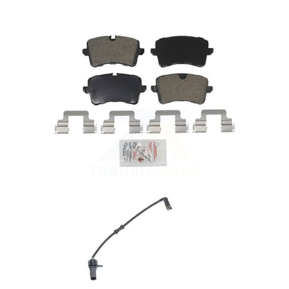 Ceramic Disc Brake Pad Wear Sensor Rear Kit For Audi A8 Quattro with 356mm Rotor
