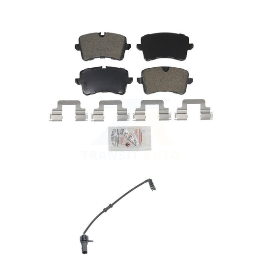 Ceramic Disc Brake Pad Wear Sensor Rear Kit For Audi A8 Quattro with 356mm Rotor