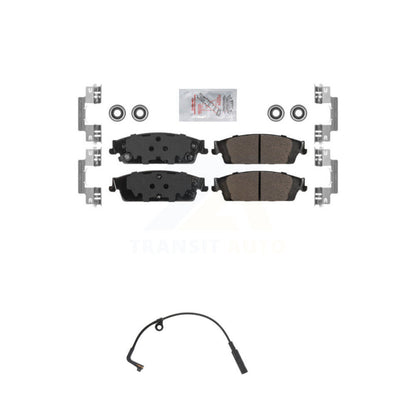 Ceramic Brake Pads Wear Sensor Rear Kit For 2019 Chevrolet Silverado 1500 LD GMC