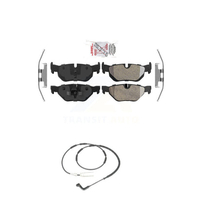 Ceramic Brake Pads Wear Sensor Rear Kit For BMW 323i 328i 128i xDrive 328xi 325i