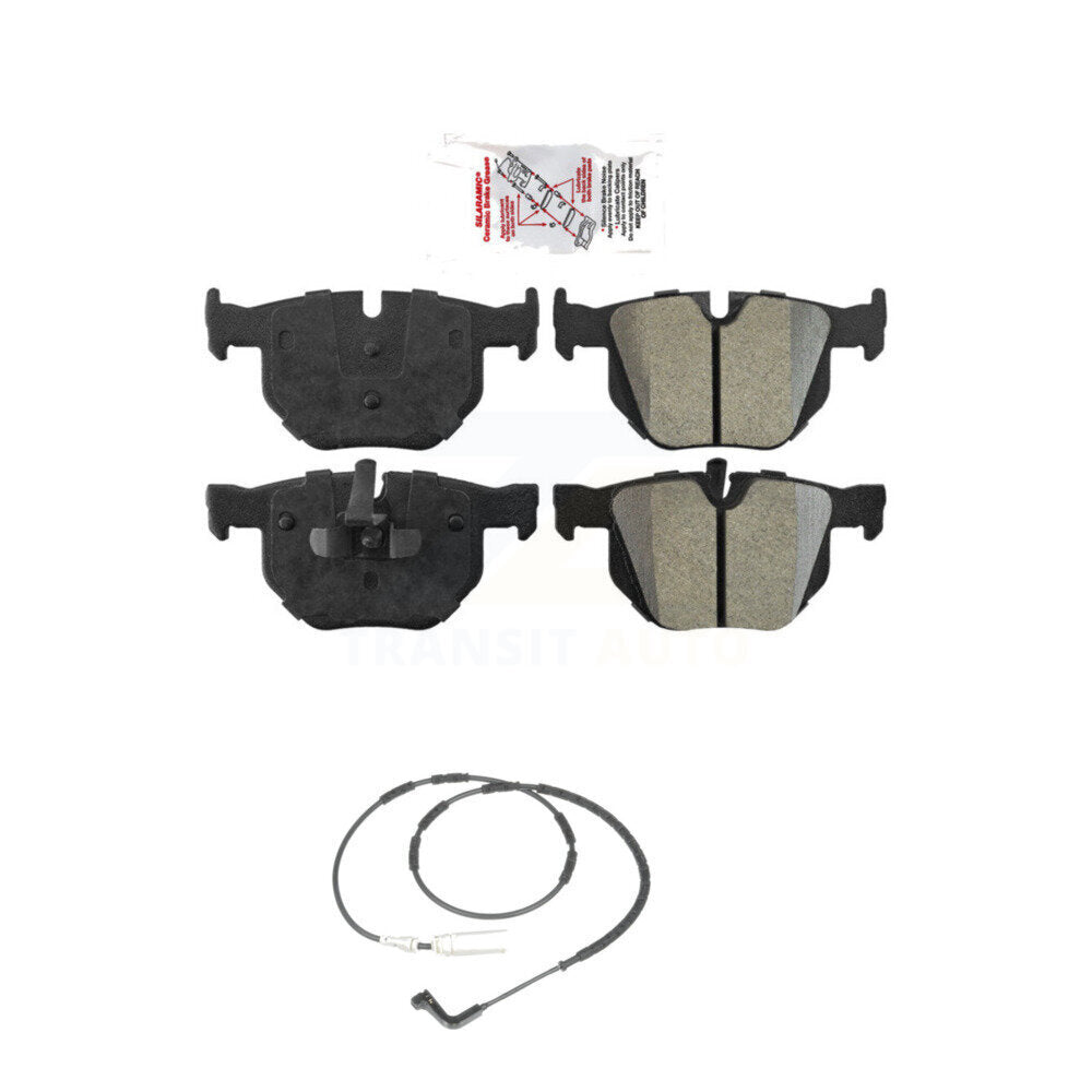 Ceramic Brake Pad Wear Sensor Rear Kit For BMW 335i xDrive 335xi 330i 330xi 335d