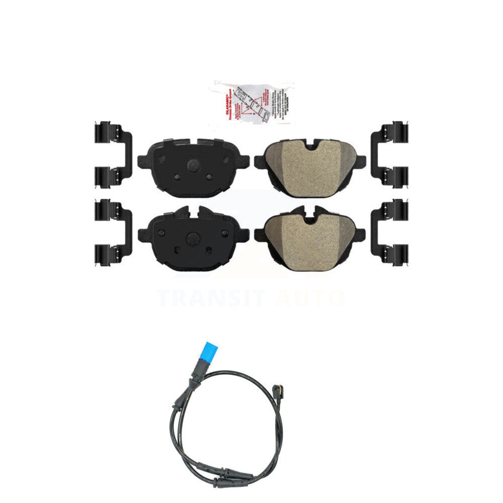 Ceramic Disc Brake Pads And Wear Sensors Rear Kit For BMW X3