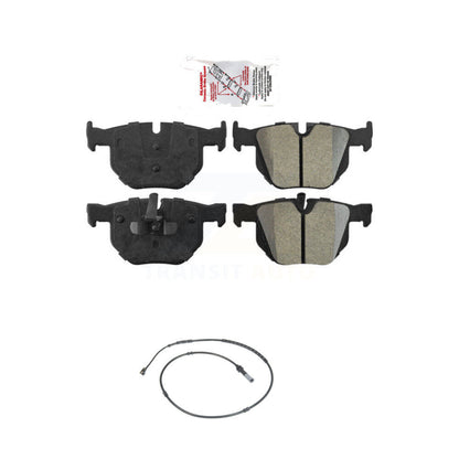 Ceramic Disc Brake Pads And Wear Sensors Rear Kit For BMW 335i xDrive