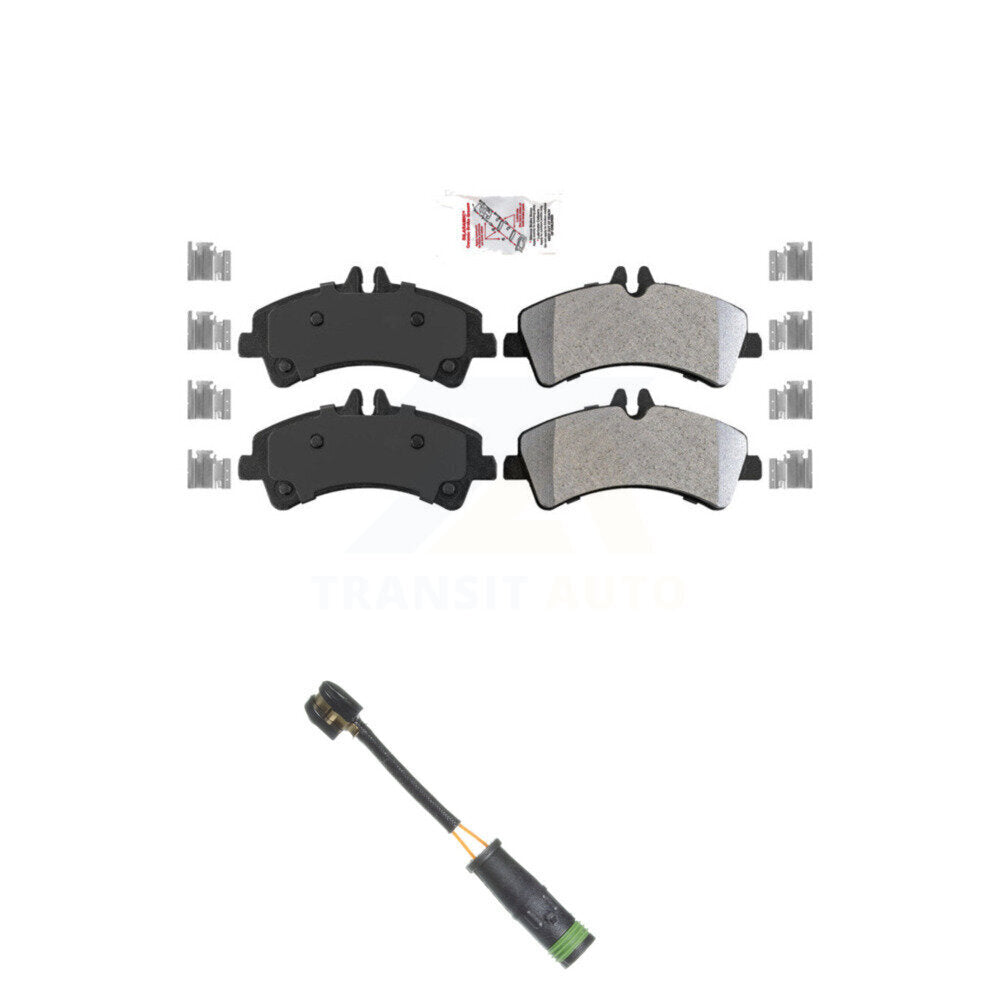 Ceramic Brake Pads & Wear Sensor Rear Kit For Mercedes-Benz Sprinter 3500 3500XD