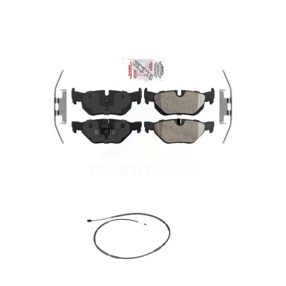 Ceramic Disc Brake Pads And Wear Sensors Rear Kit For BMW X1
