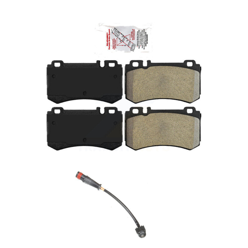 Ceramic Brake Pad And Wear Sensor Rear Kit For Mercedes-Benz SLK55 AMG SL55 SL65