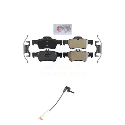 Ceramic Brake Pad Wear Sensor Rear Kit For 03 Mercedes-Benz E320 Sedan with 3.2L