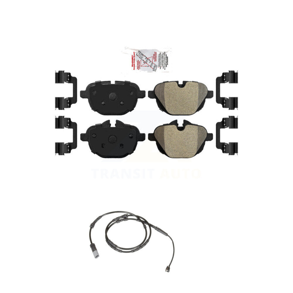 Ceramic Disc Brake Pads And Wear Sensors Rear Kit For BMW X3 X4