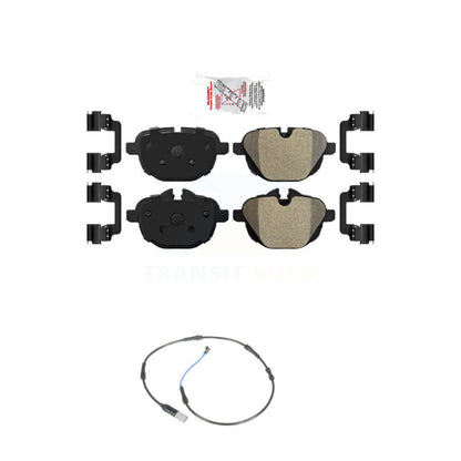 Ceramic Disc Brake Pads And Wear Sensor Rear Kit For BMW 535i xDrive 528i 535d 5