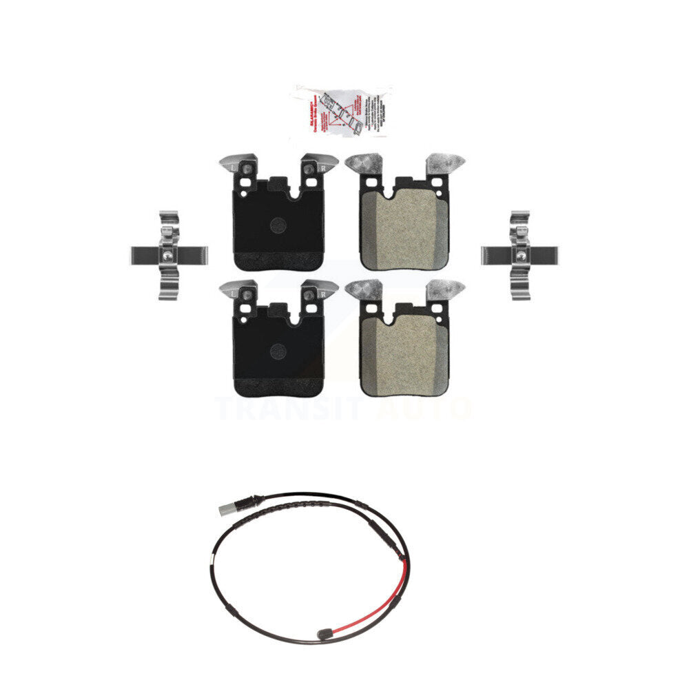 Ceramic Disc Brake Pads And Wear Sensors Rear Kit For BMW M3 M2