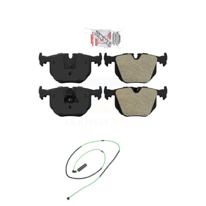 Ceramic Disc Brake Pads And Wear Sensors Rear Kit For 2001-2006 BMW M3 3.2L