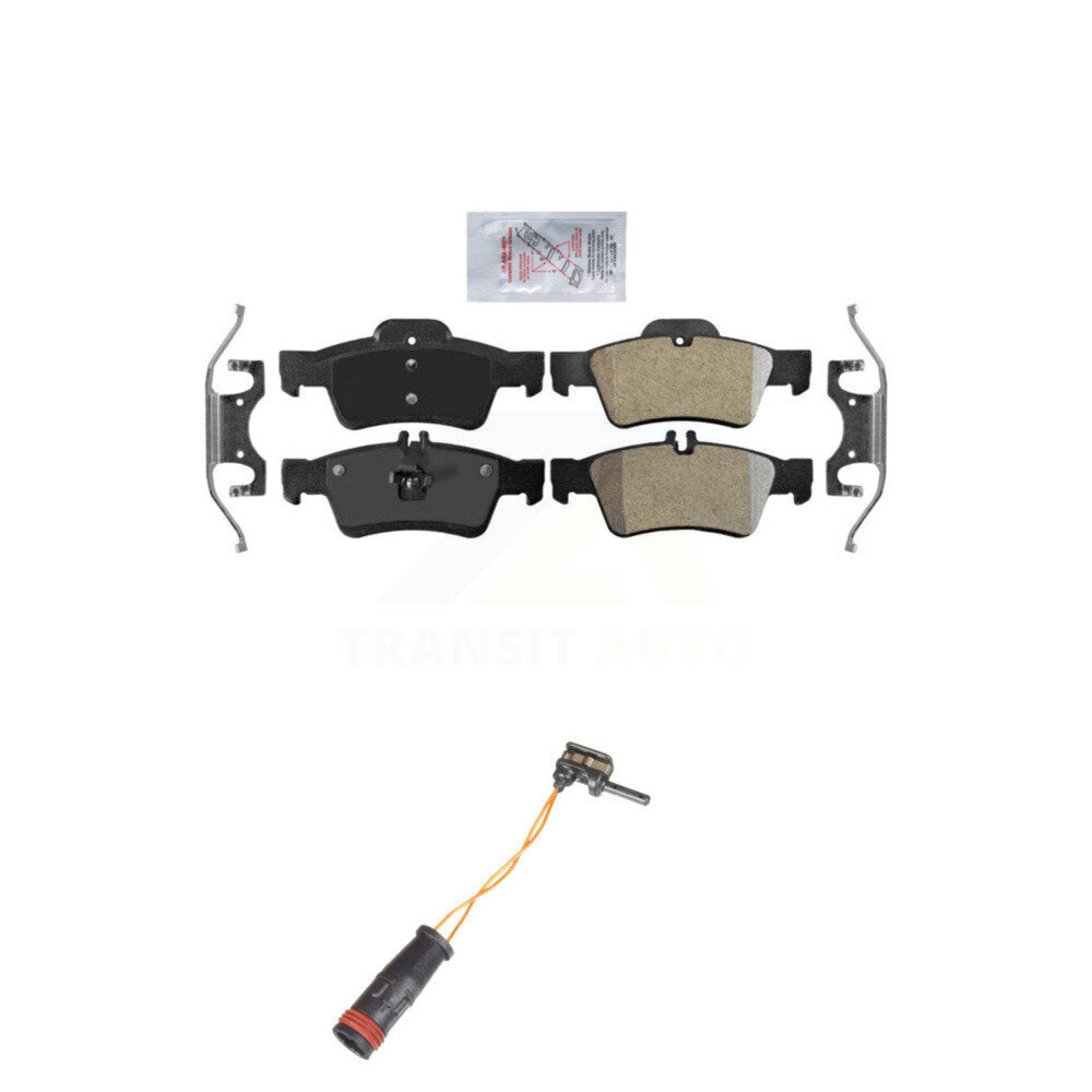 Ceramic Brake Pad And Wear Sensor Rear Kit For Mercedes-Benz E350 E550 S550 E400