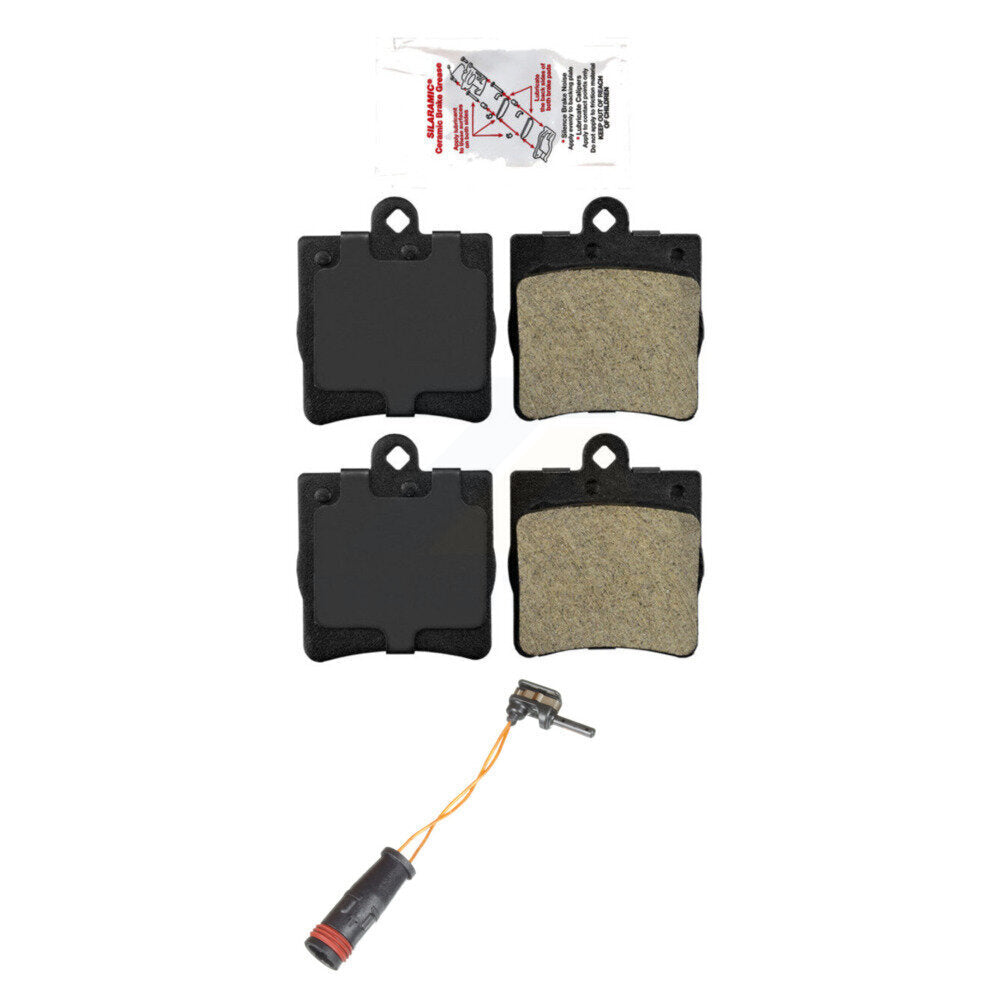 Ceramic Disc Brake Pads And Wear Sensors Rear Kit For Mercedes-Benz C230 C240