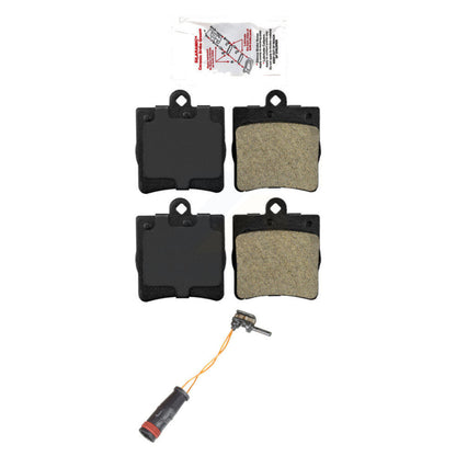 Ceramic Disc Brake Pads And Wear Sensors Rear Kit For Mercedes-Benz C230 C240