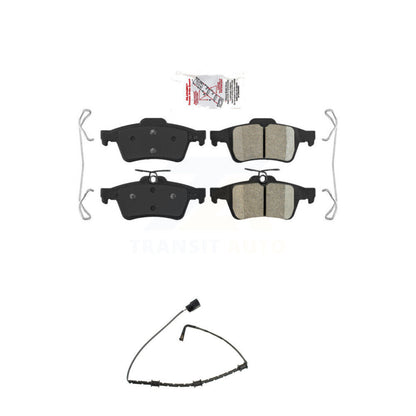 Ceramic Disc Brake Pads And Wear Sensors Rear Kit For Jaguar XJ From VIN #V90866