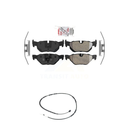 Ceramic Disc Brake Pads And Wear Sensors Rear Kit For BMW 328i xDrive 128i