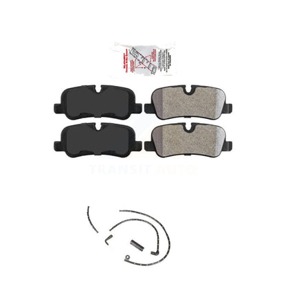 Ceramic Disc Brake Pads And Wear Sensors Rear Kit For Land Rover Range