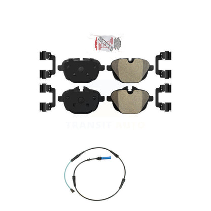 Ceramic Disc Brake Pads And Wear Sensors Rear Kit For BMW 530i xDrive 530e 540d