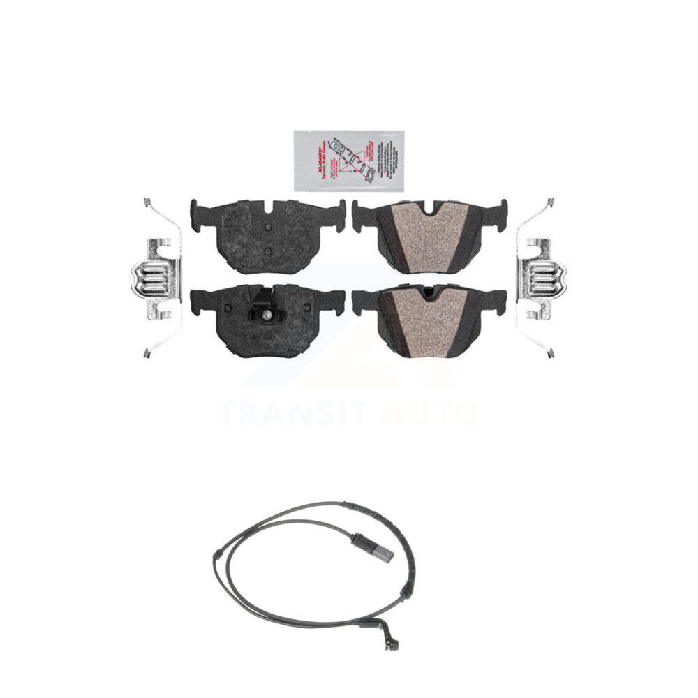 Ceramic Disc Brake Pads And Wear Sensors Rear Kit For BMW X5 X6