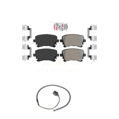Ceramic Disc Brake Pads And Wear Sensors Rear Kit For Volkswagen Phaeton Audi S6