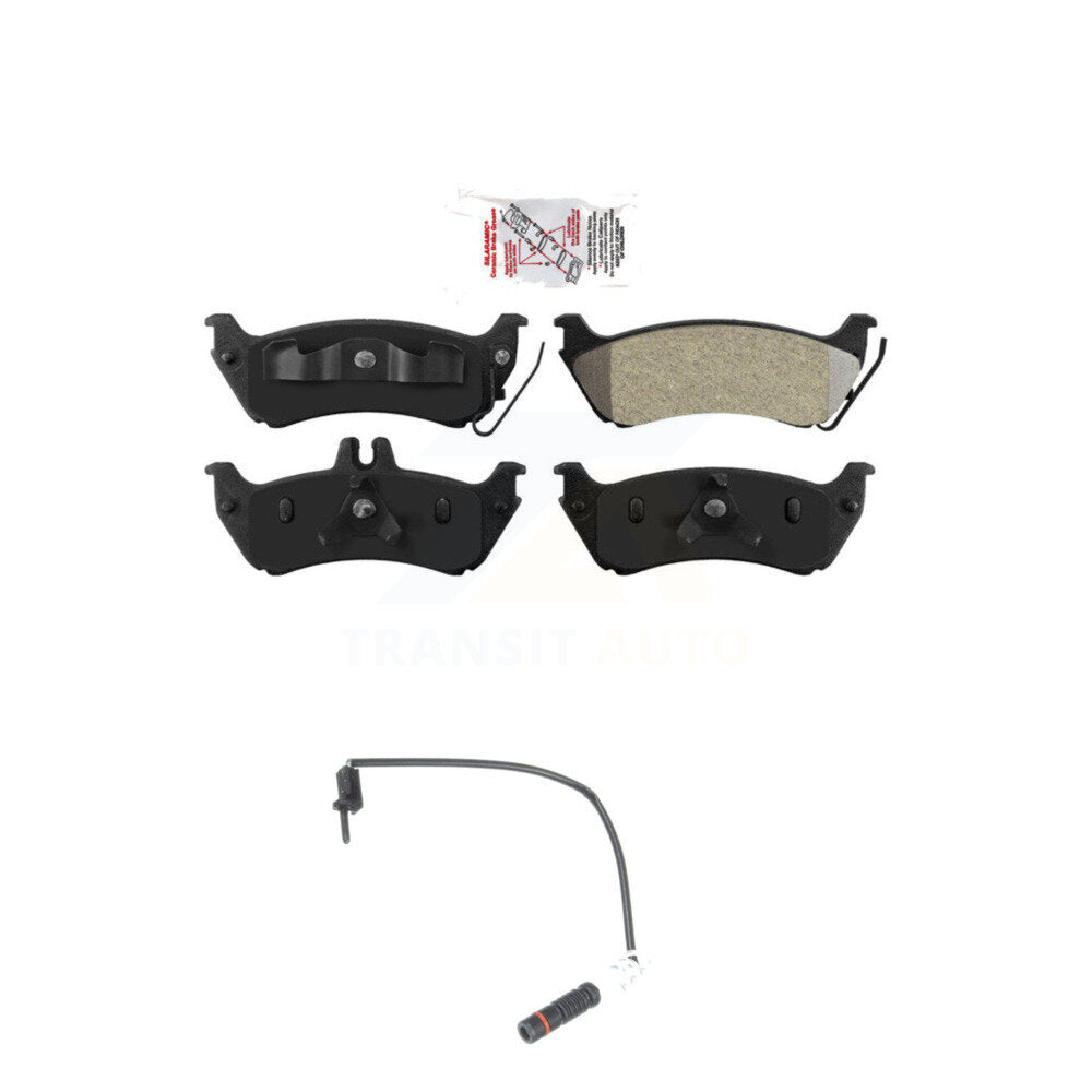 Ceramic Disc Brake Pads Wear Sensor Rear Kit For Mercedes-Benz ML320 ML350 ML430