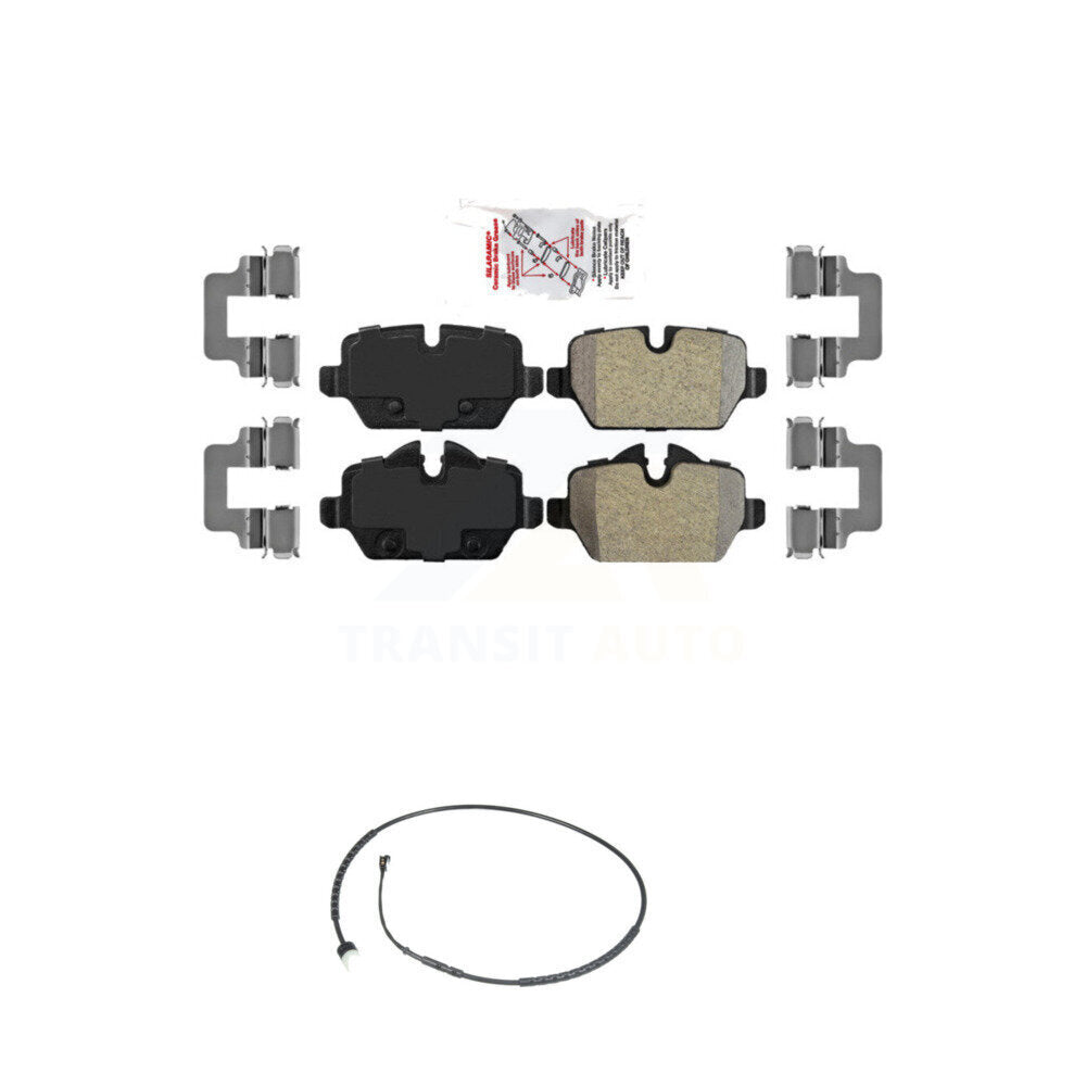 Ceramic Disc Brake Pad & Wear Sensor Rear Kit For Mini Cooper Countryman Paceman