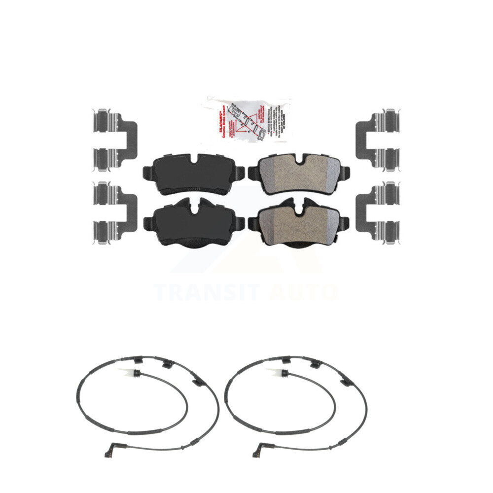 Ceramic Disc Brake Pads And Wear Sensors Rear Kit For Mini Cooper