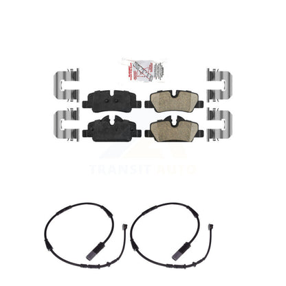 Ceramic Disc Brake Pads And Wear Sensors Rear Kit For Mini Cooper