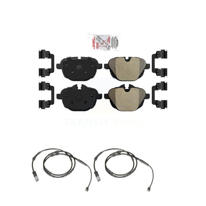Ceramic Disc Brake Pads And Wear Sensors Rear Kit For BMW X3 X4