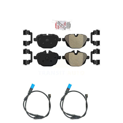 Ceramic Disc Brake Pads And Wear Sensors Rear Kit For BMW X3