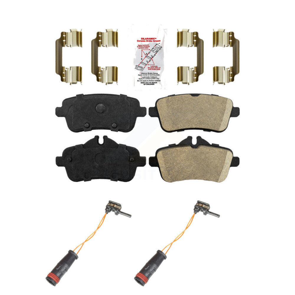 Ceramic Brake Pad Wear Sensor Rear Kit For Mercedes-Benz ML350 GLE400 GLE350 AMG