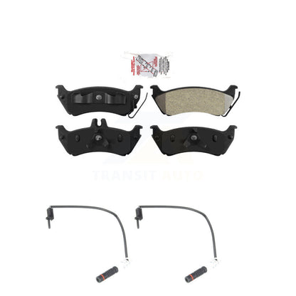 Ceramic Disc Brake Pads Wear Sensor Rear Kit For Mercedes-Benz ML320 ML350 ML430