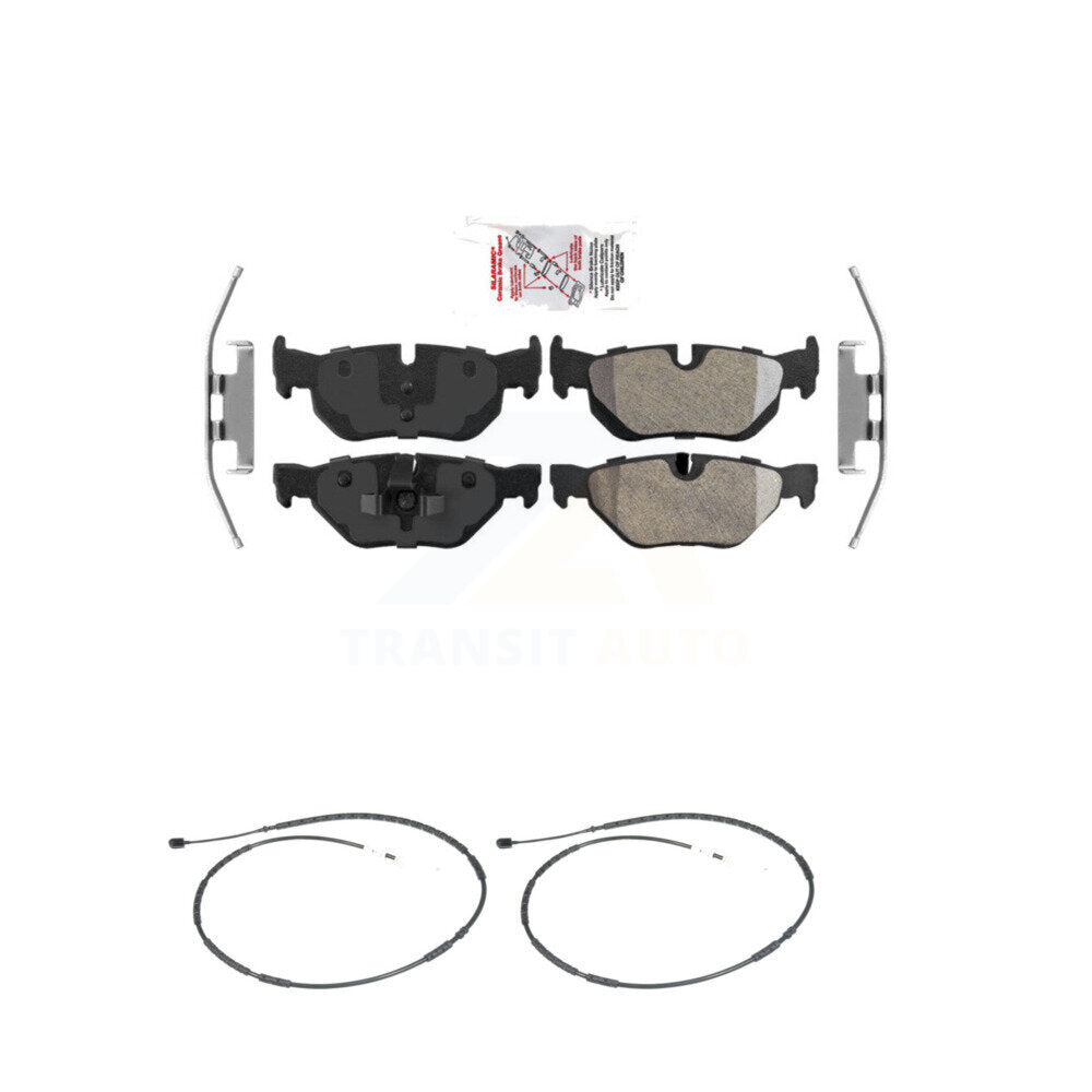 Ceramic Disc Brake Pads And Wear Sensors Rear Kit For BMW X1