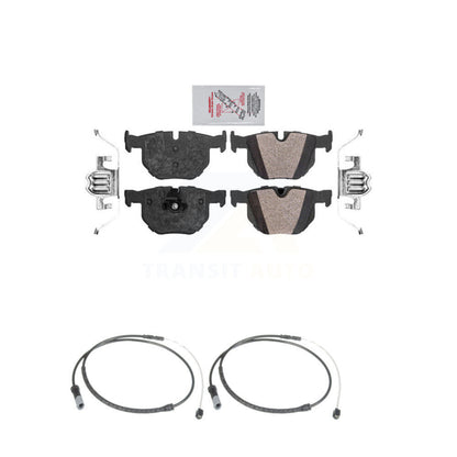 Ceramic Disc Brake Pads And Wear Sensors Rear Kit For BMW X5 X6