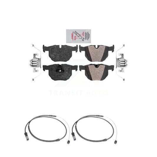 Ceramic Disc Brake Pads And Wear Sensors Rear Kit For BMW X5 X6