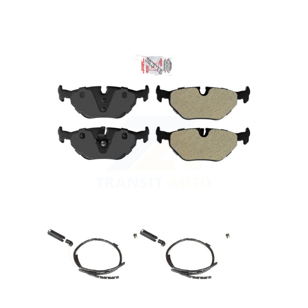 Ceramic Disc Brake Pads And Wear Sensors Rear Kit For BMW Z4