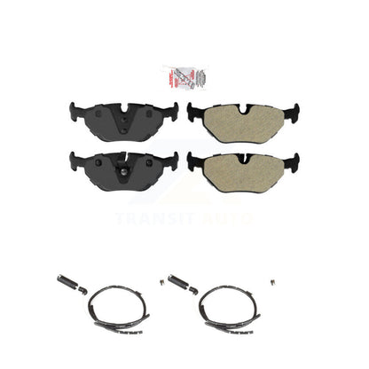 Ceramic Disc Brake Pads And Wear Sensors Rear Kit For BMW Z4