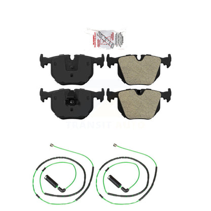 Ceramic Brake Pad & Wear Sensor Rear Kit For BMW Z4 M Roadster Coupe with 3.2L