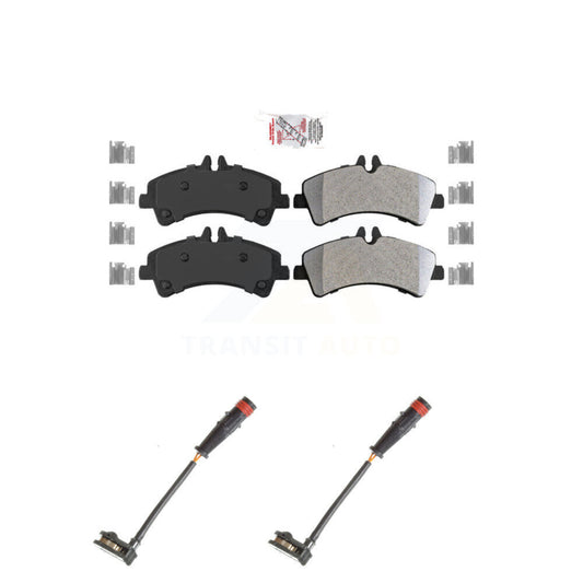 Ceramic Brake Pad And Wear Sensor Rear Kit For Sprinter 3500 Mercedes-Benz Dodge