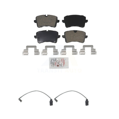Ceramic Brake Pads Wear Sensor Rear Kit For Audi Porsche Macan A6 Quattro A7 RS5