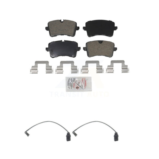 Ceramic Brake Pads Wear Sensor Rear Kit For Audi Porsche Macan A6 Quattro A7 RS5