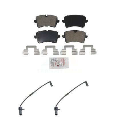 Ceramic Disc Brake Pad Wear Sensor Rear Kit For Audi A8 Quattro with 356mm Rotor