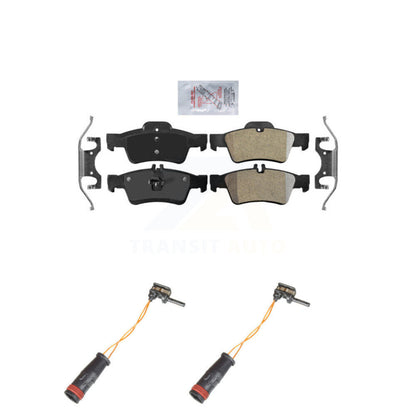 Ceramic Brake Pad And Wear Sensor Rear Kit For Mercedes-Benz E350 E550 S550 E400