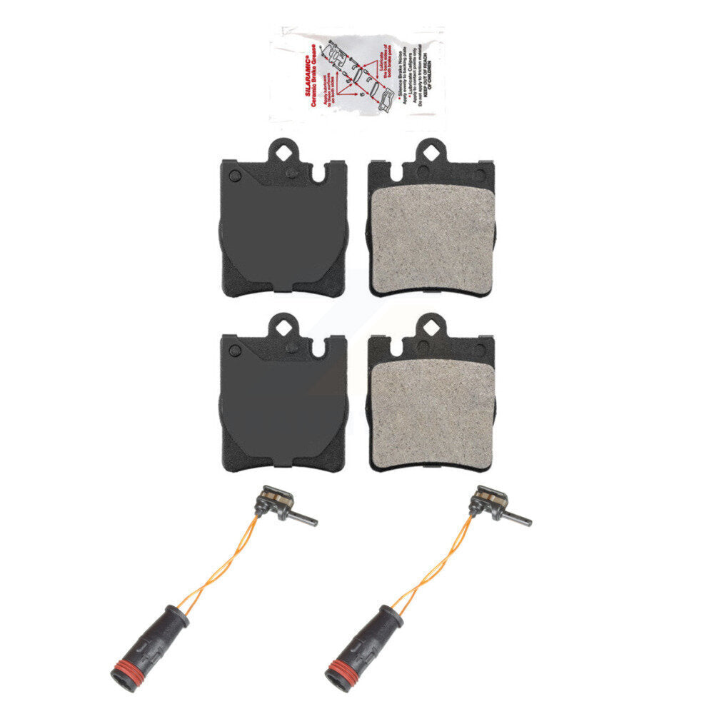 Ceramic Brake Pad Wear Sensor Rear Kit For Mercedes-Benz SLK350 C230 C280 CLK320