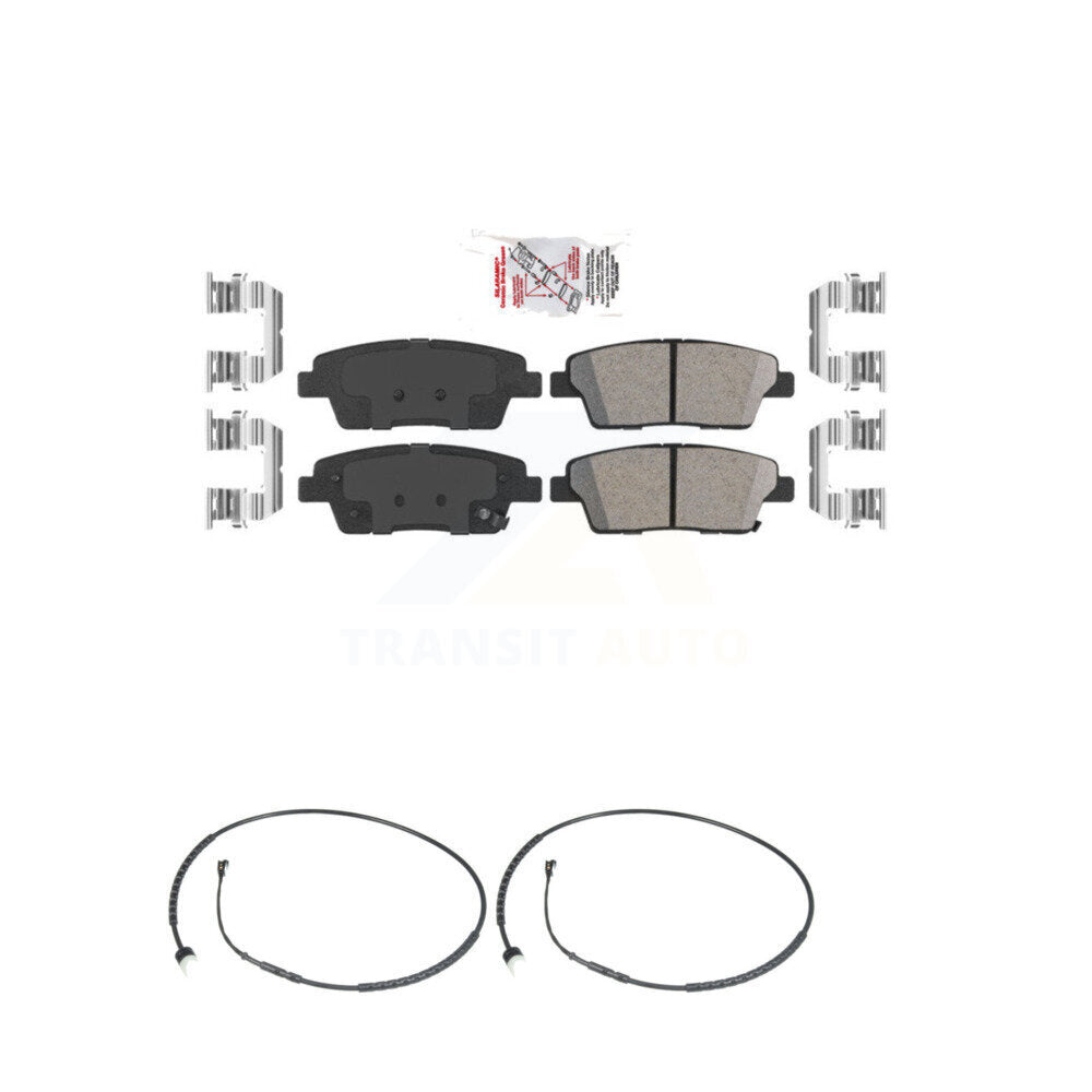 Ceramic Disc Brake Pad & Wear Sensor Rear Kit For Mini Cooper Countryman Paceman